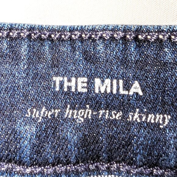 AG Adriano Goldschmied | The Mila Super High-Rise Skinny Jeans | Size 29 - Picture 2 of 13